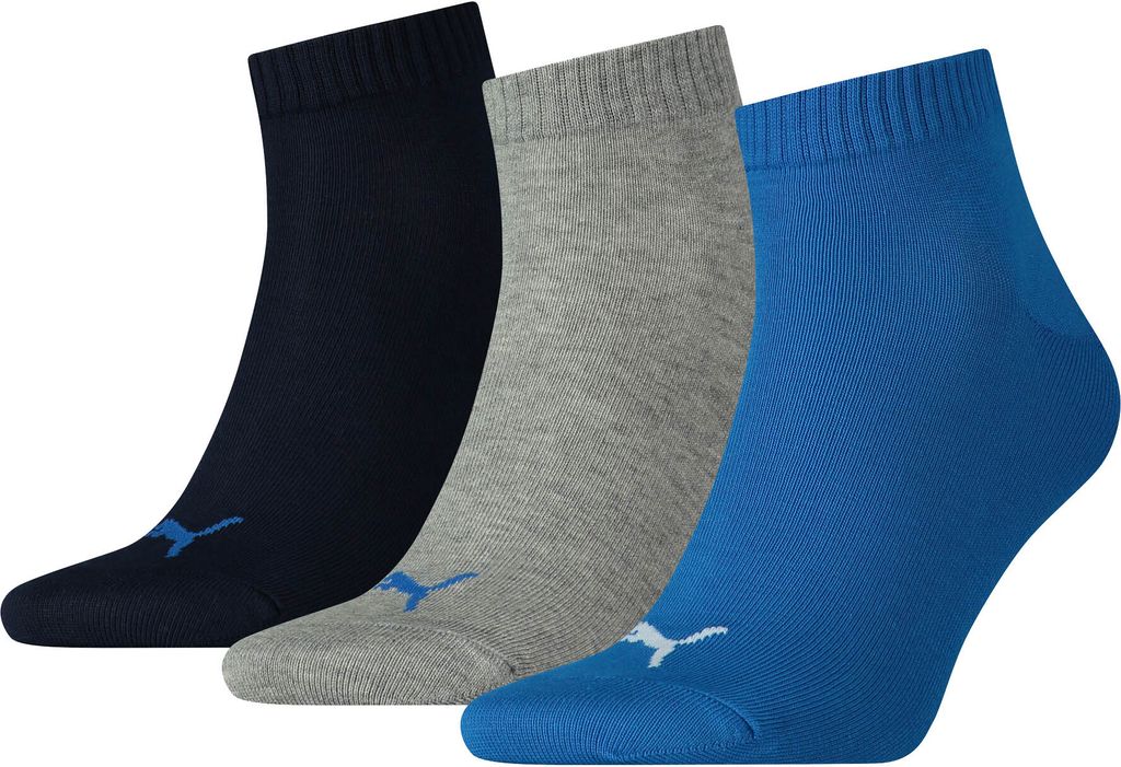 PUMA UNI QUARTER PLAIN 3P blue / grey melange 39-42