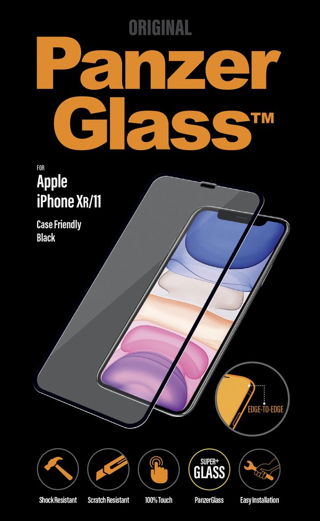 PanzerGlass Edge-to-Edge for iPhone 11/XR Produktbild 