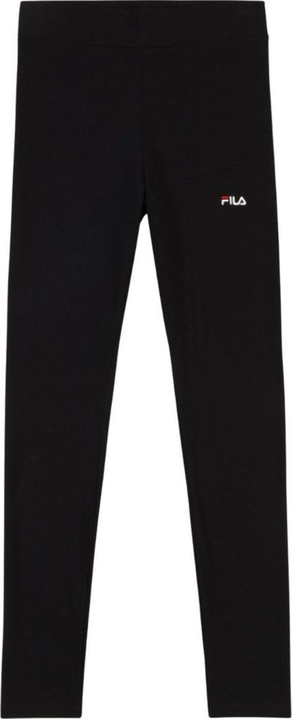 Schwarze Damen-Leggings mit Stickerei und elastischem Bund
