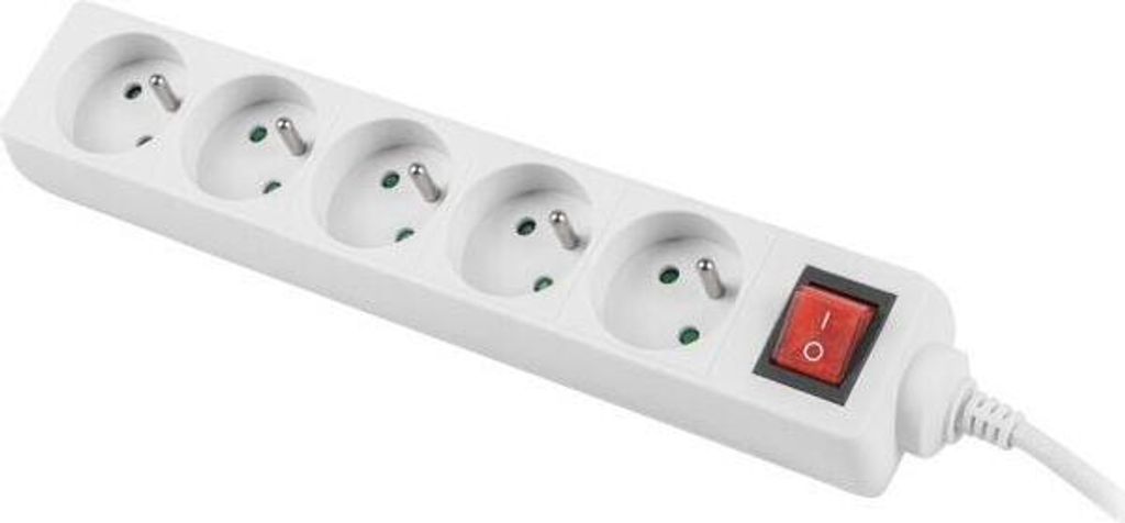 LANBERG Steckdosenleisten 1.5M 5X 230V EN MIT SCHALTER MASSI