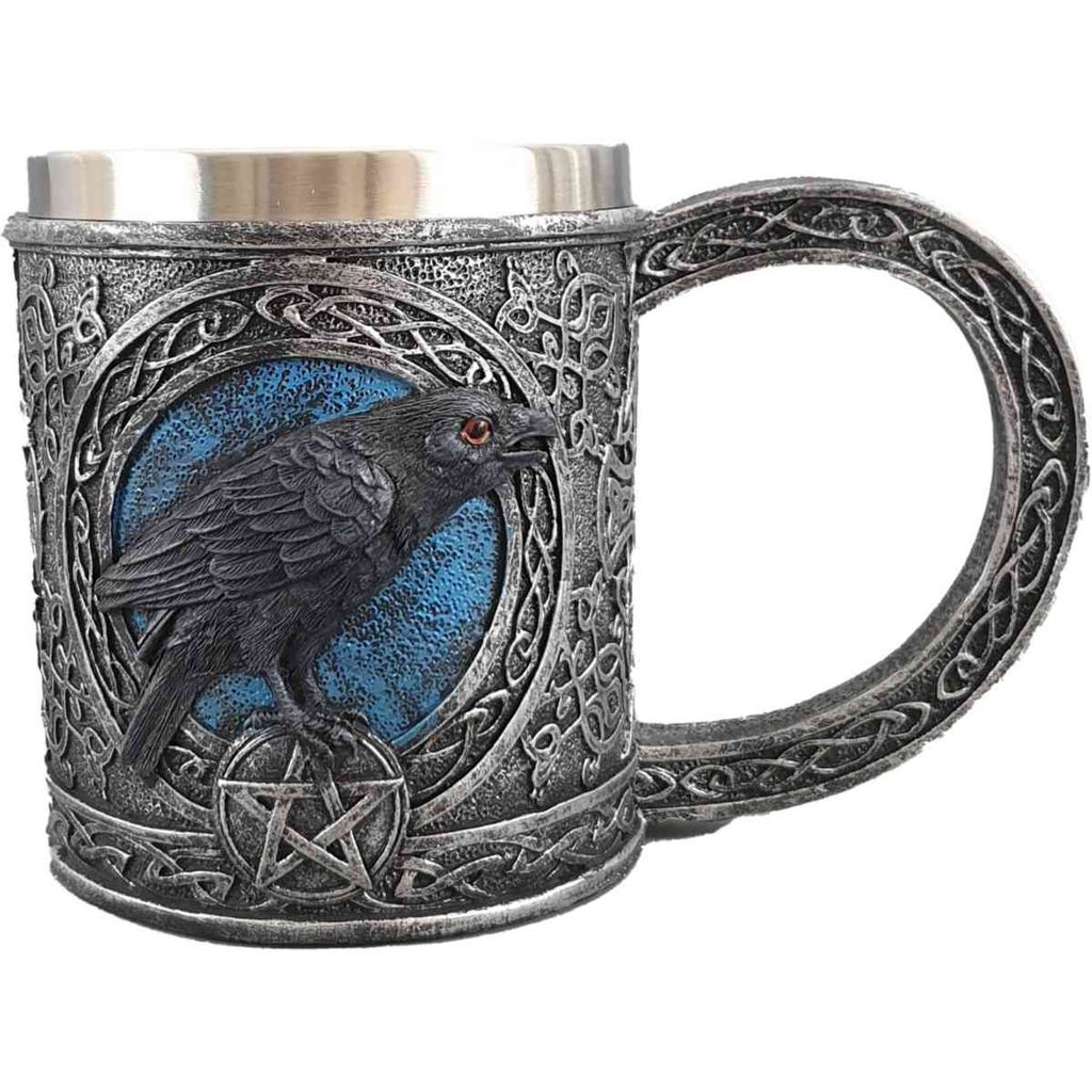 Rabenkrug "Raven's Night" mit Stahleinsatz - 300ml
