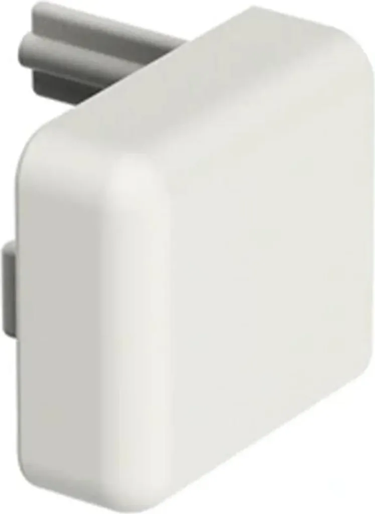 Embout 15/15 pour Cacher les Coupes de Goulotte - Blanc RAL 9010 GGK