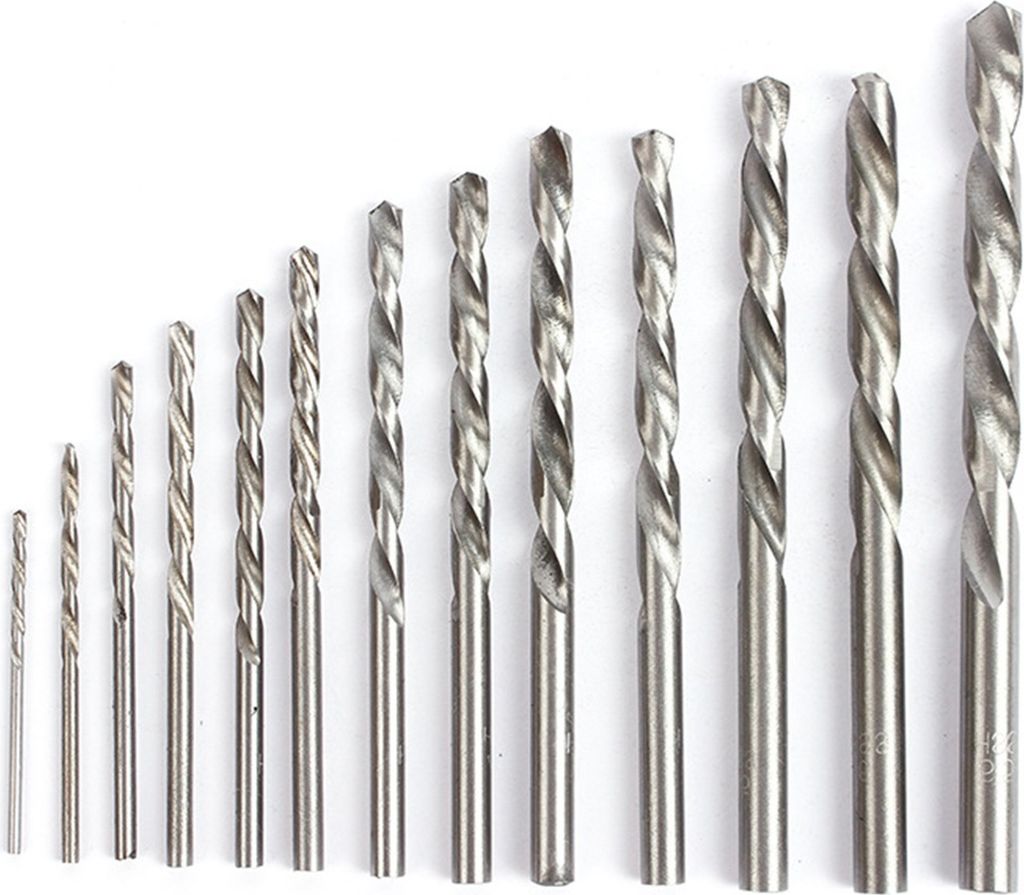 13Pcs Lager Stahl Bohrer Bit Hartmetall Spiralbohrer Edelstahl Bohren Spiralbohrer Set mit Aufbewahrungskoffer