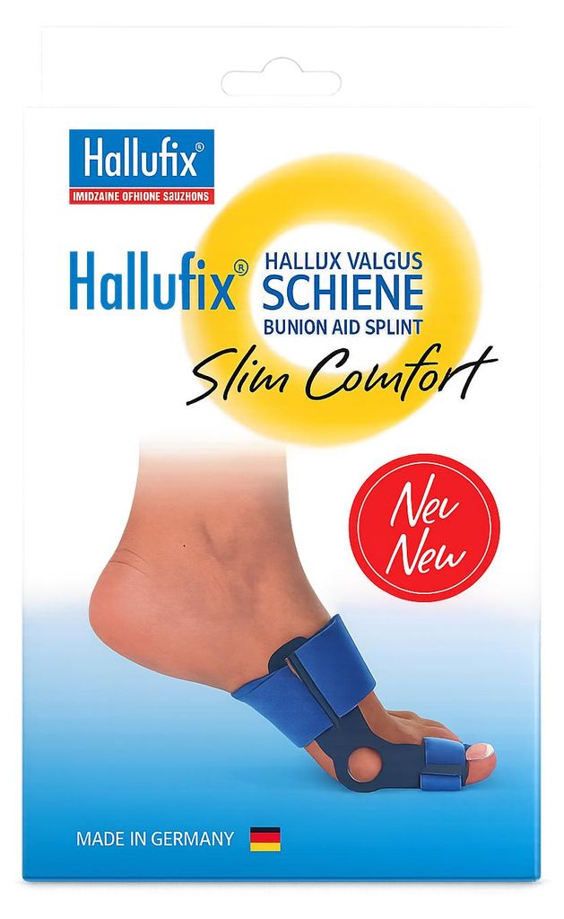 Hallufix Hallux Valgus Schiene Slim Comfort – Ballenzeh Produktbild  KI-generiertes Bild