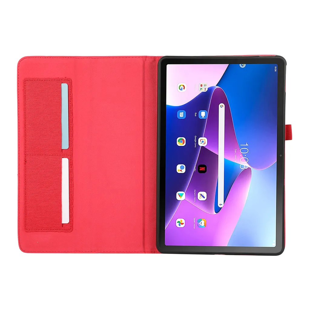 LiuShan BQ Aquaris M10 Custodia, Slim Sottile Pieghevole con Supporto in Piedi Caso per 10.1 BQ Aquaris M10 Android Tablet,Nero