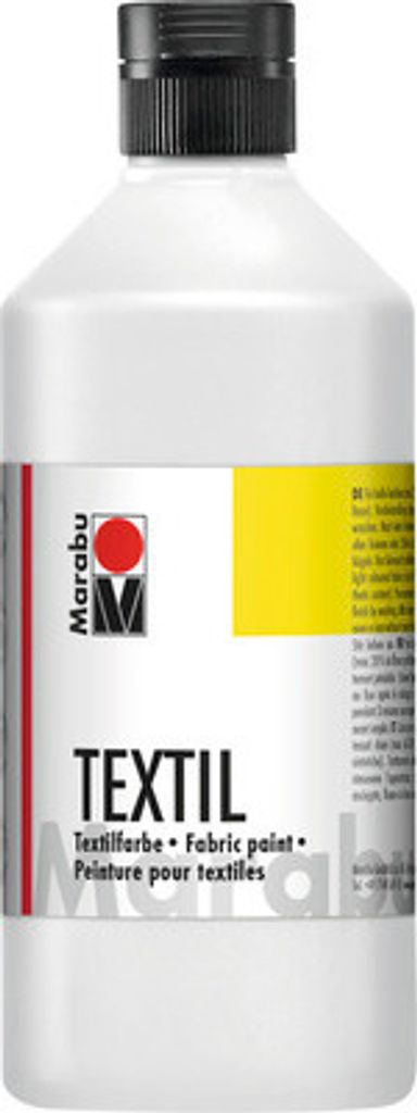 Marabu 17160075070, Biały, Farby do ubrań, Płynny, 500 ml, Zdjęcie produktu 