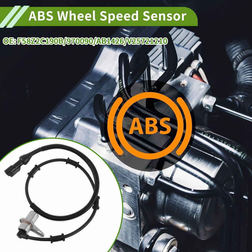 ABS Raddrehzahlsensor hinten rechts ABS Sensor Antiblockiersystem Sensor Nr. F58Z2C190B/970090/AB1426/V25721210 für Ford Windstar 1995-1998