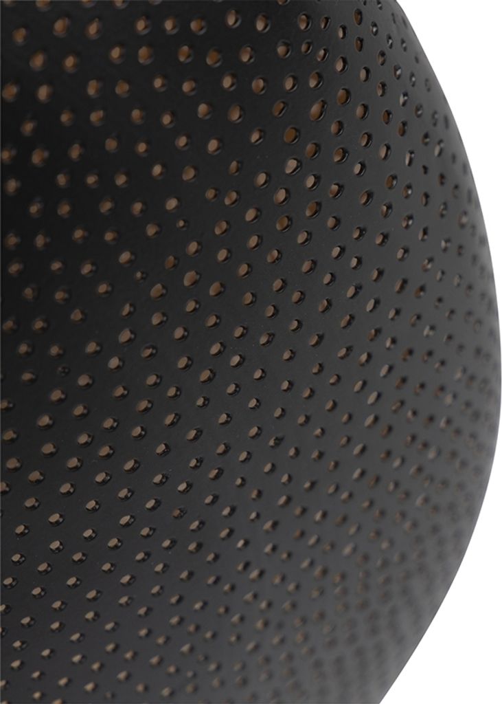 QAZQA - Orientalisch Orientalische Deckenlampe schwarz mit Gold I Messing 40 cm - Radiance I Wohnzimmer I Schlafzimmer - Stahl Rund - LED geeignet E27