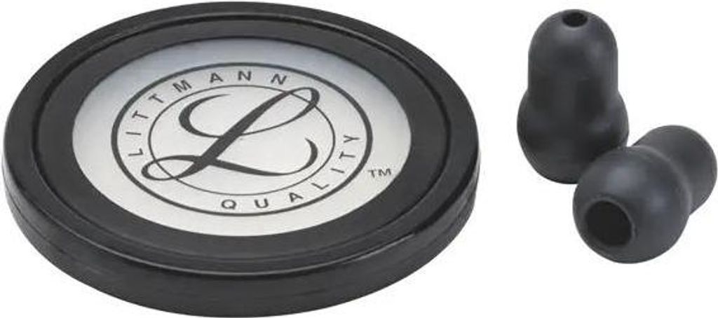Littmann Classic II Säuglings Membran-Set Stethoskop Zubehör Schwarz/Grau