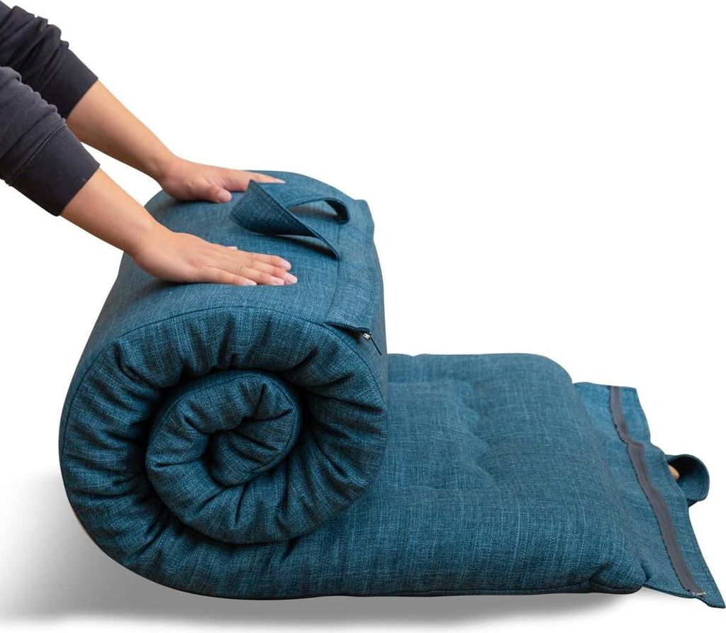 Schuimmatras - Campingmatras - Marineblauw - 71x190cm