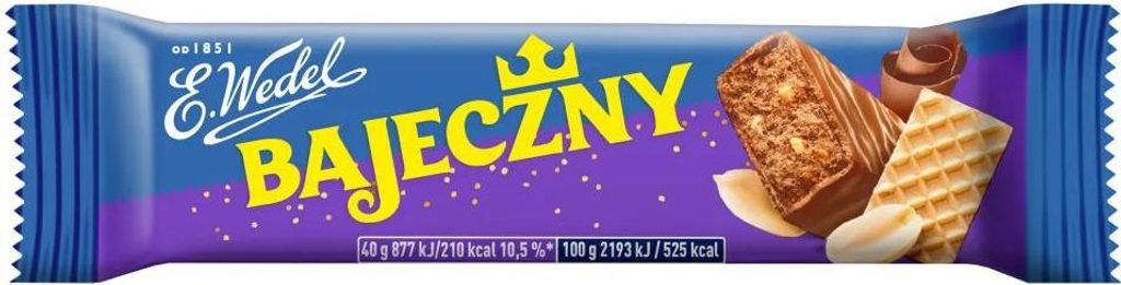 Wedel BAJECZNY  Milchschokoladen-Riegel 40g Produktbild 