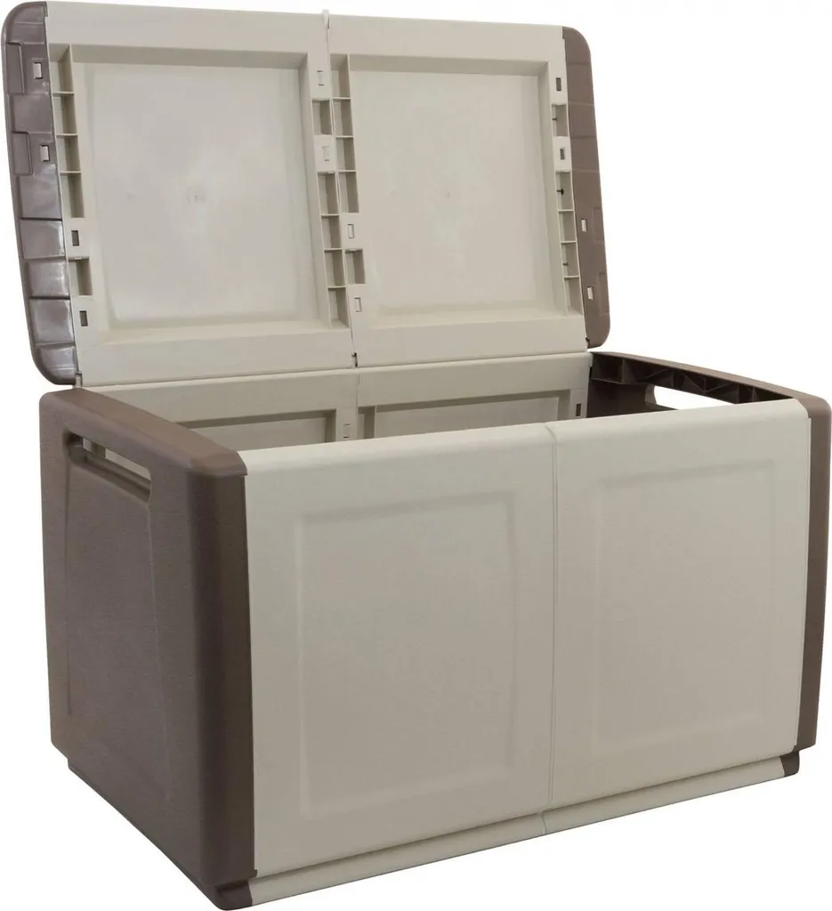 Malle de Rangement Extérieur Andra 96cm Résistante UV et Intempéries
