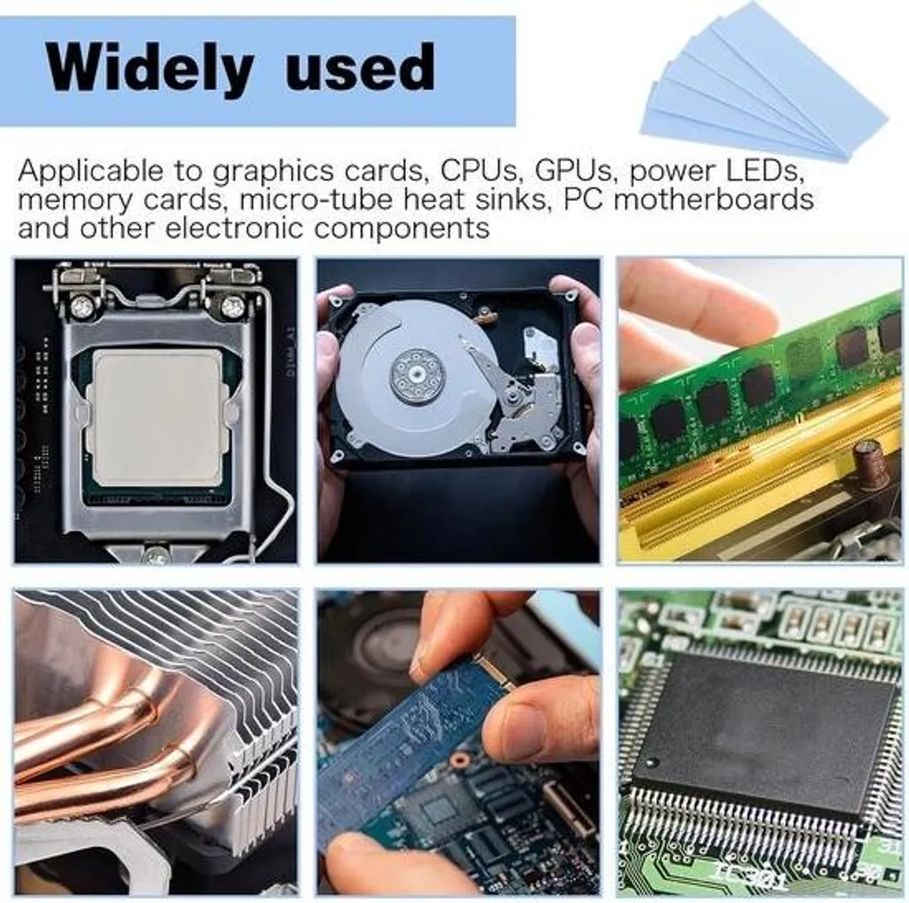 Kit Pad Termici GPU 30pcs - Raffreddamento estremo per SSD e Console - 4