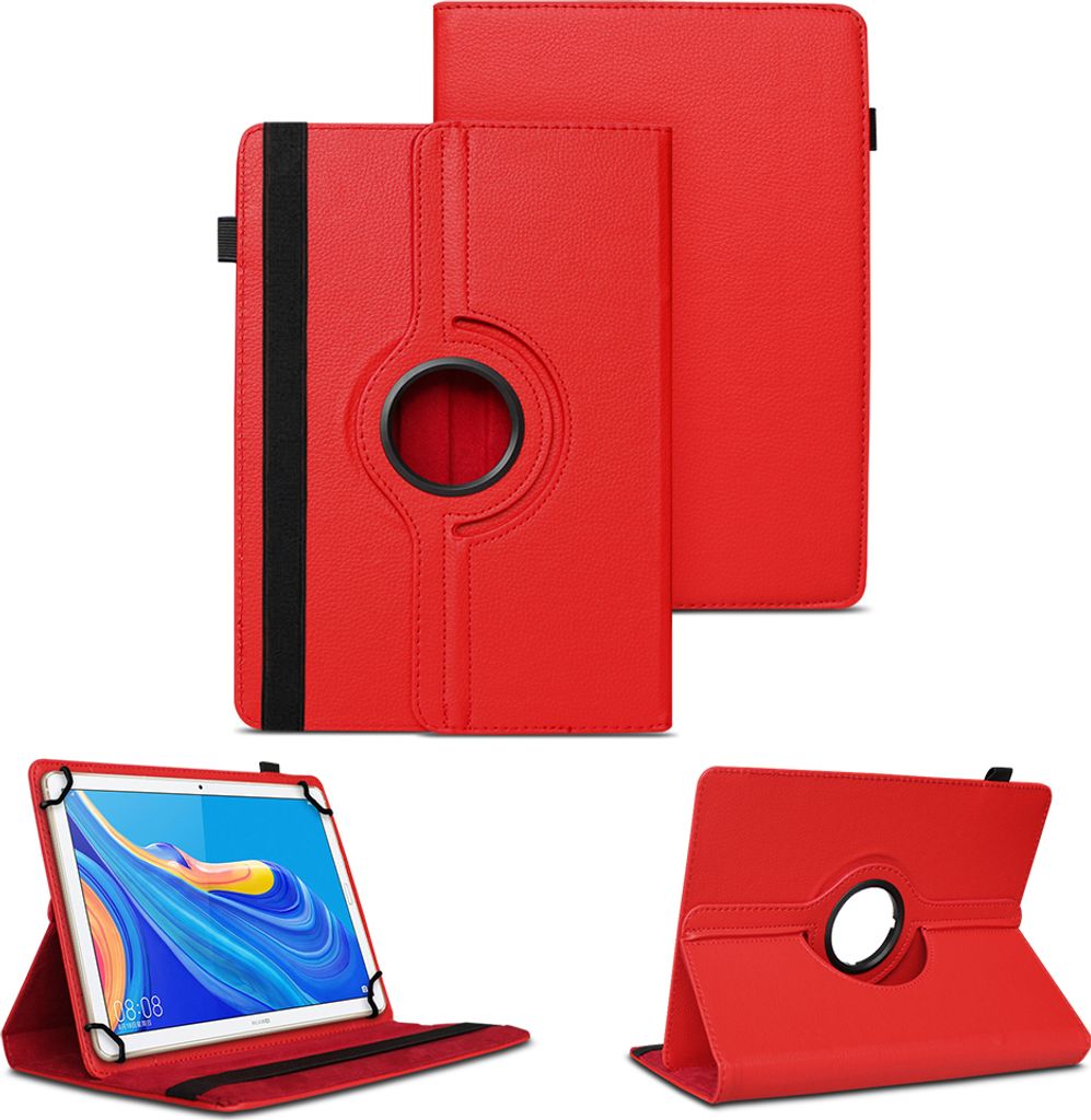 Tablet Hülle für Apple iPad Air 11 2025 Schutzhülle Tasche 360 Grad DrehbarFarben:Rot