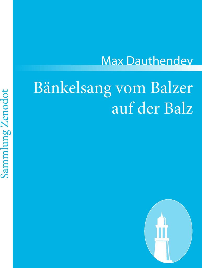 Bänkelsang vom Balzer auf der Balz
