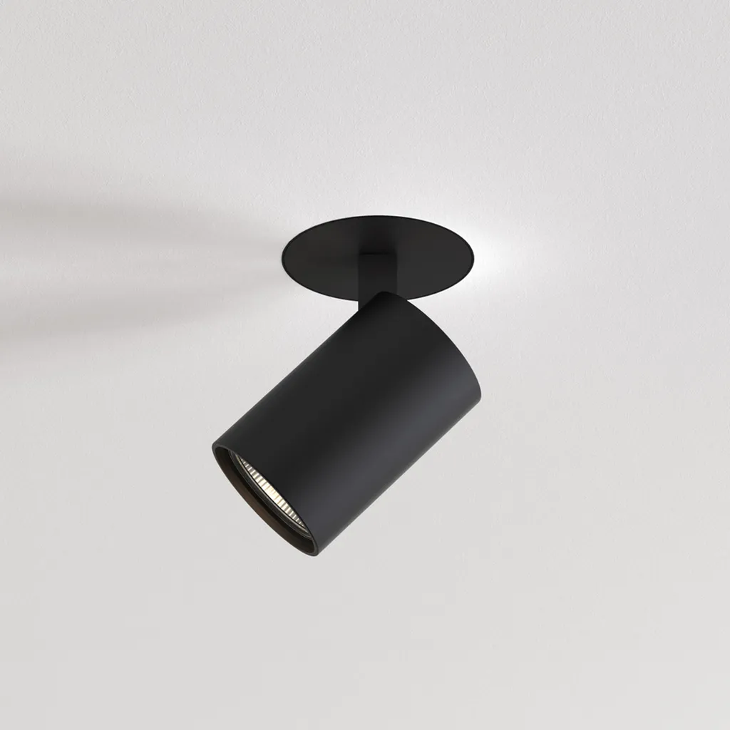 Spot encastrable ASTRO Ascoli 1286096 Noir GU10 6W résistant au feu