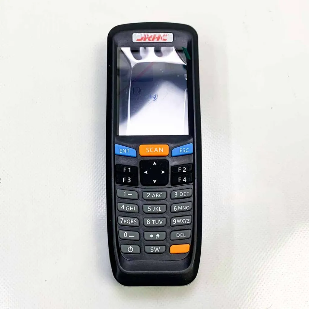 Lettore e raccoglitore di codici a barre per inventario 2D JRHC con ricevitore USB wireless a 2,4 GHz Lettore di codici a barre multifunzionale con schermo LCD da 2,8 pollici e lunga portata di trasmissione. - 5
