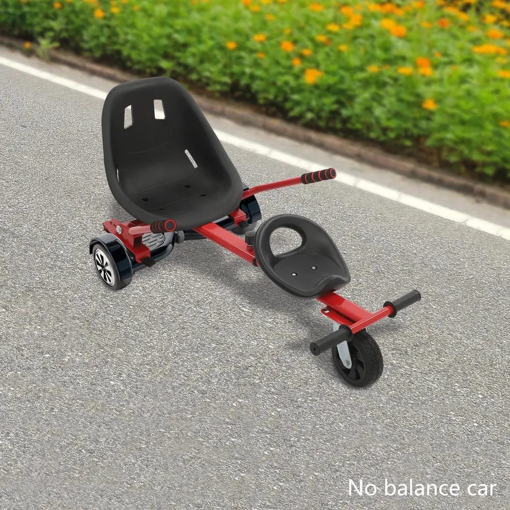 Kit Hoverkart pour Sorties en Duo - Cadre de Conversion Rouge Ajustable