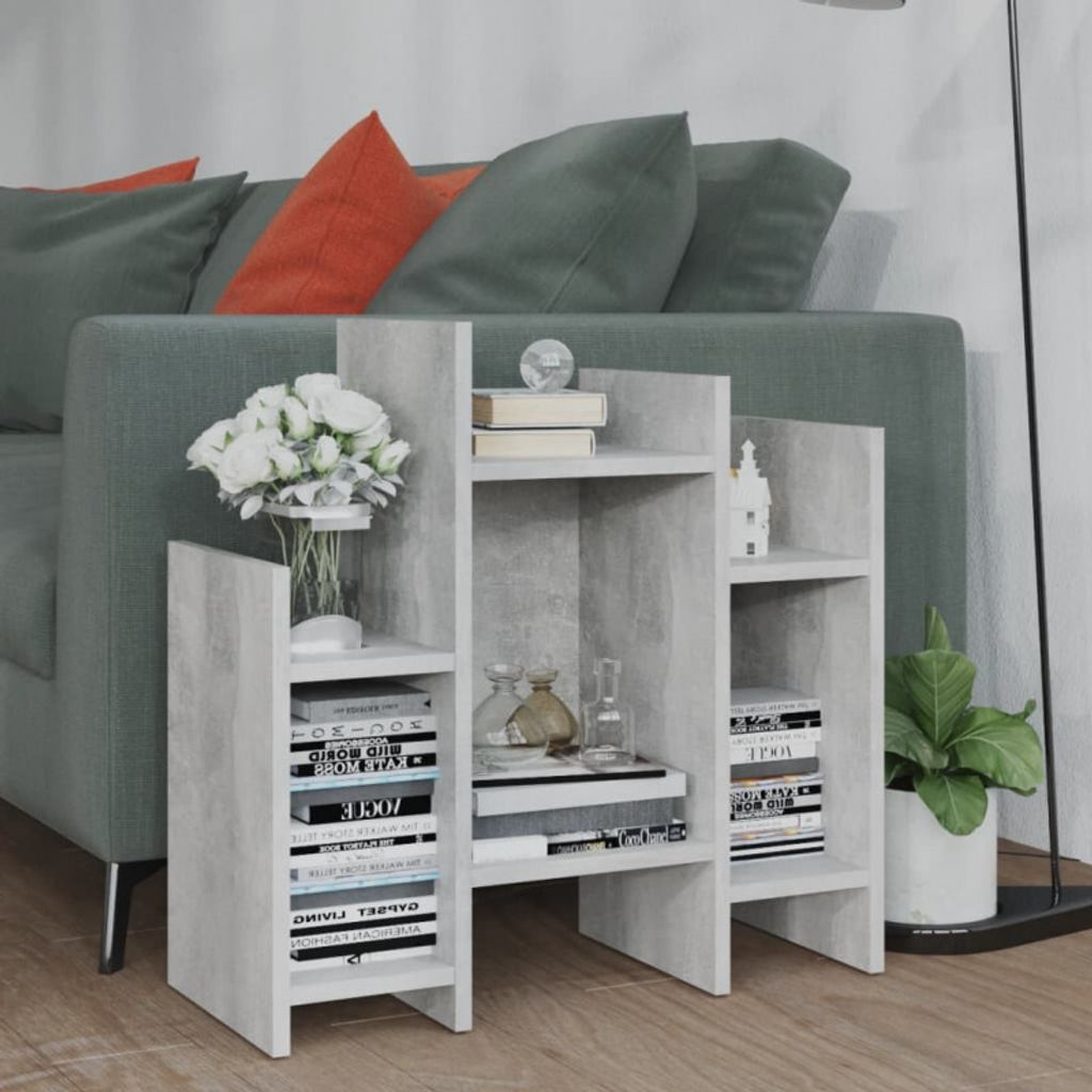 vidaXL Regalschrank Betongrau 60x26x60 cm Holzwerkstoff Produktbild 