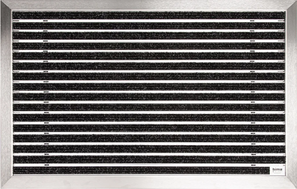 Tapis de propreté pour maison Alberts Top Clean Trend avec Cadre Inox