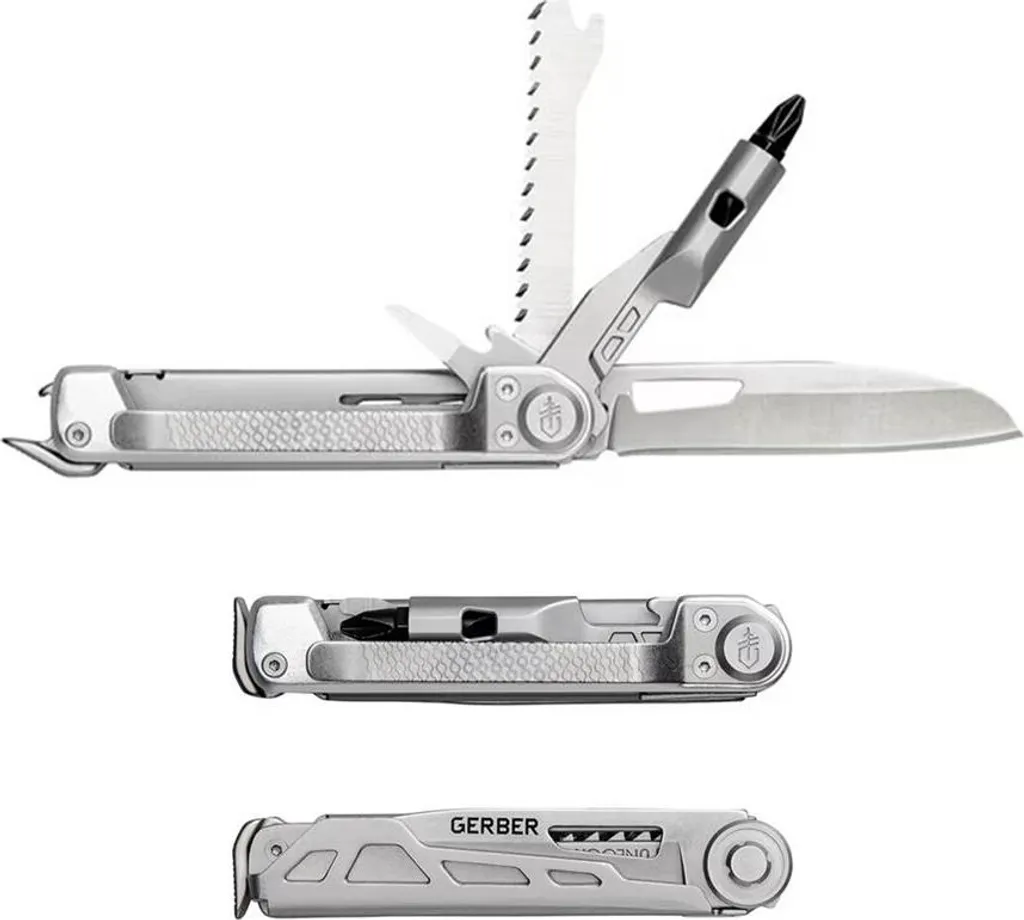Gerber ArmBar Trade Argent : Couteau Multitool pour Réparations Rapides - 2