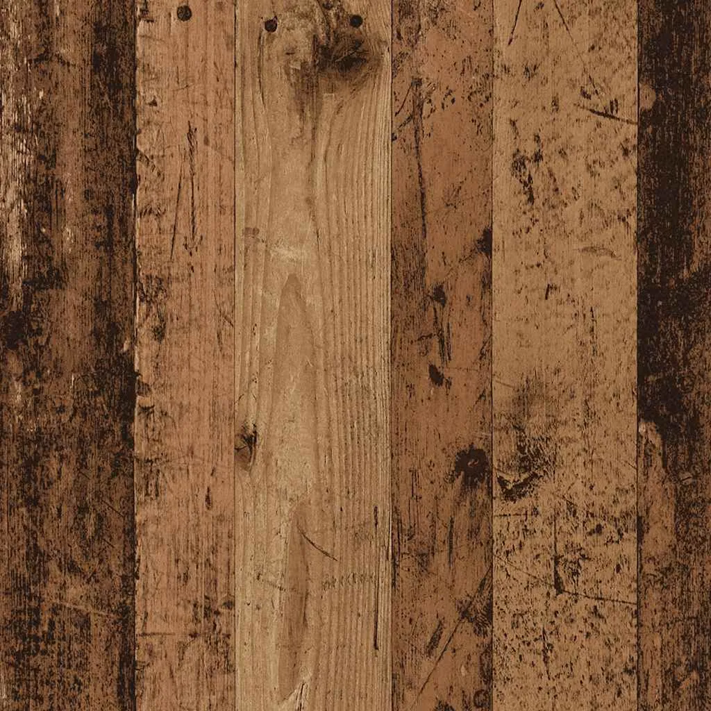 SYFAX™ Mensola Angolare Legno Antico - Risparmia Spazio con Stile - 8