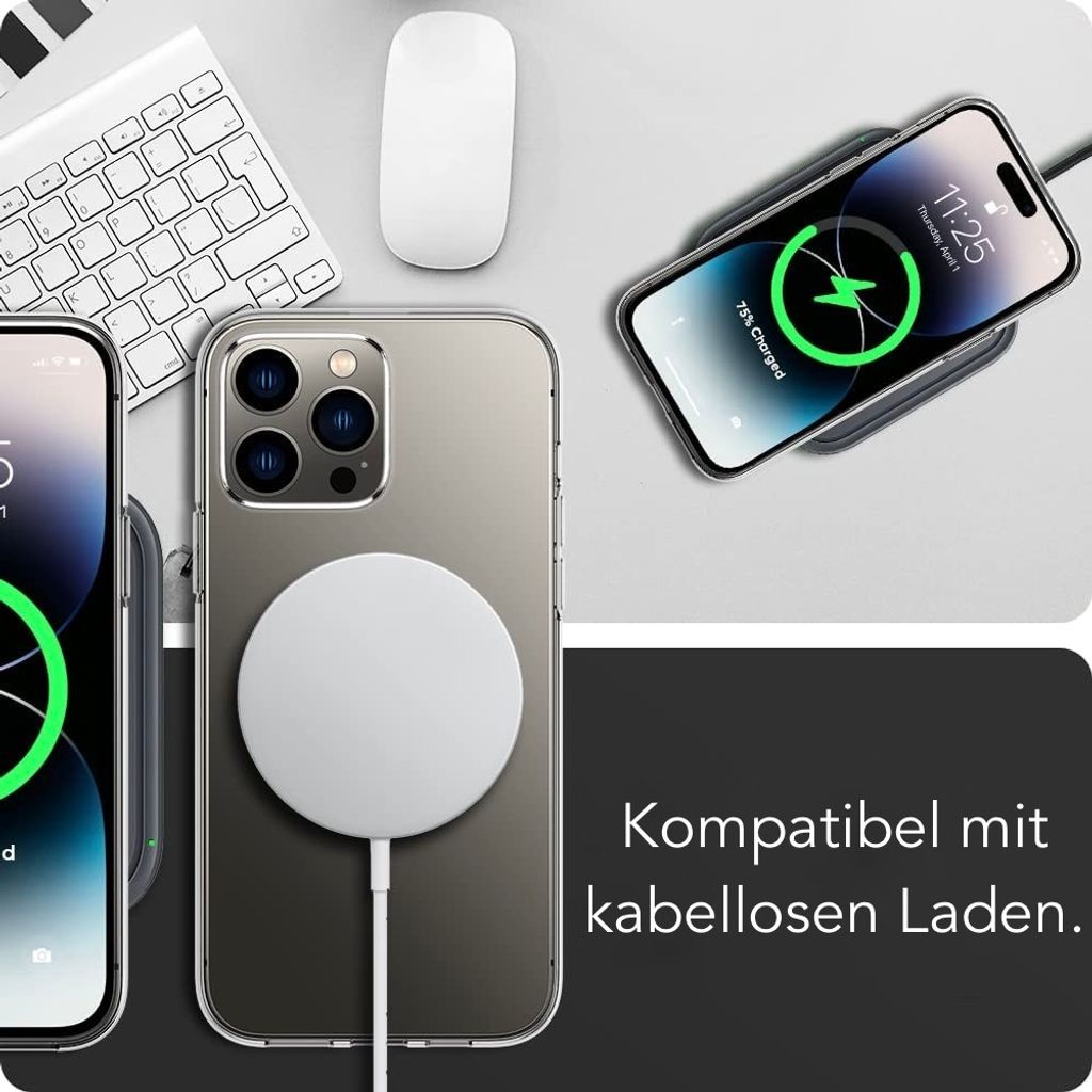 iPhone 15 Pro Max Hülle AVANA Silikon Schutzhülle TPU Klar Produktbild 6