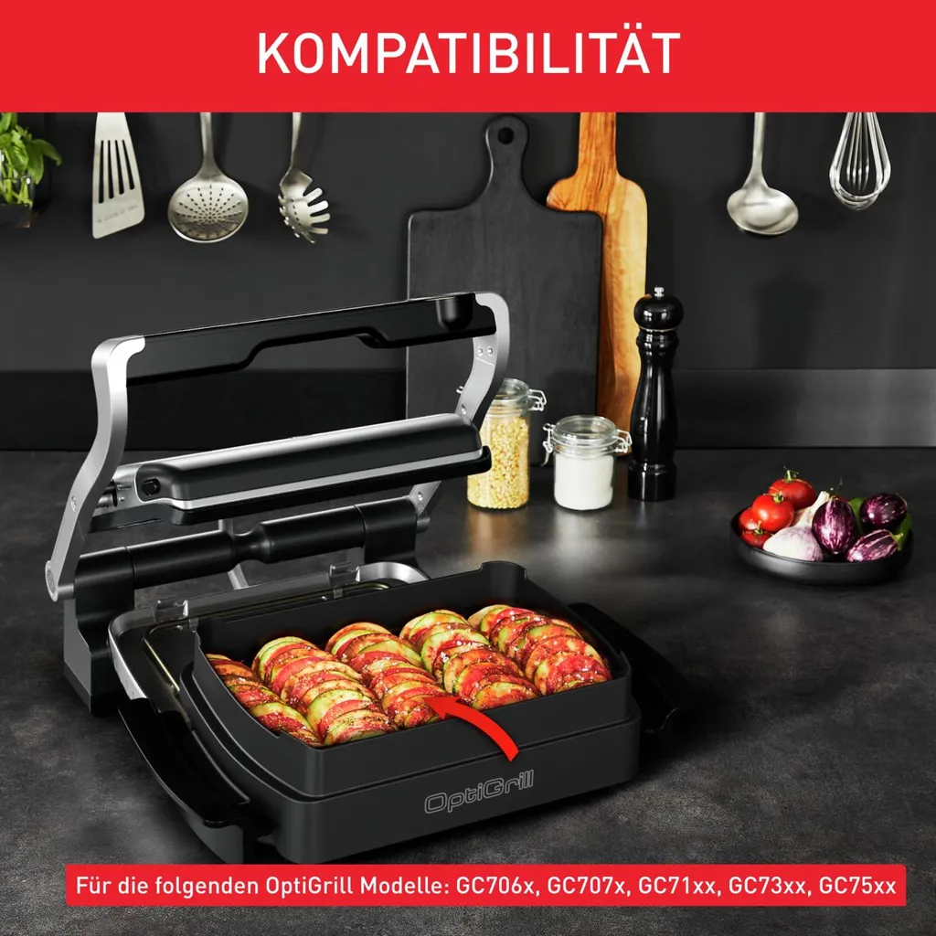 Tefal OptiGrill Elite Accessoire Snacking et Cuisson XA725870 Noir - 13