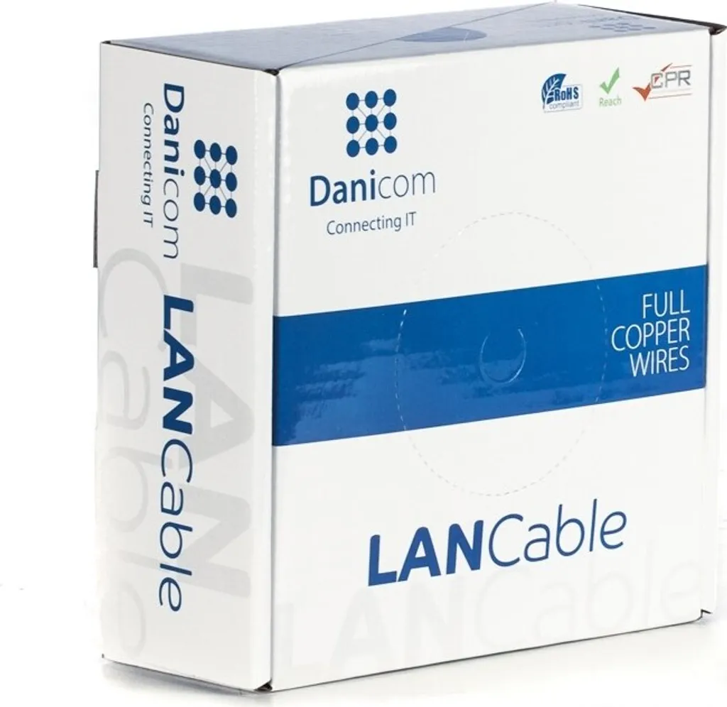 Cavo LAN Cat5E FTP Danicom 100 Metri Schermato | Alte Prestazioni