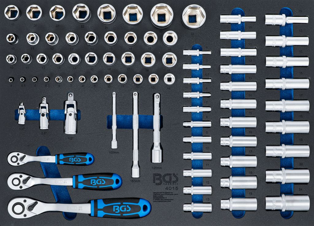BGS technic Tool Tray 3/3: Socket Set, 6820 mm, 6,82 kg Obrázek produktu 