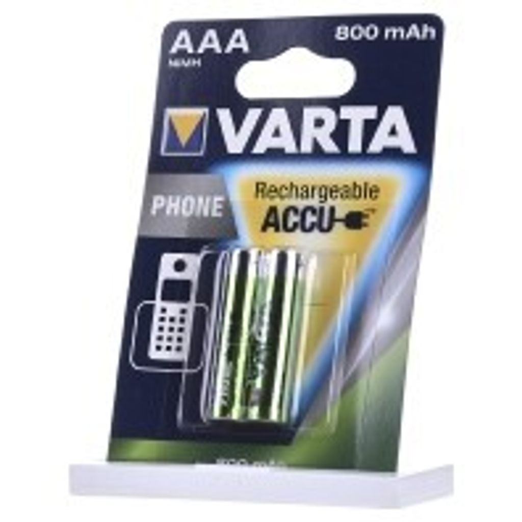 Varta RECHARGE telefónna batéria AAA HR03 800mAh 2ks. Obrázok produktu 17