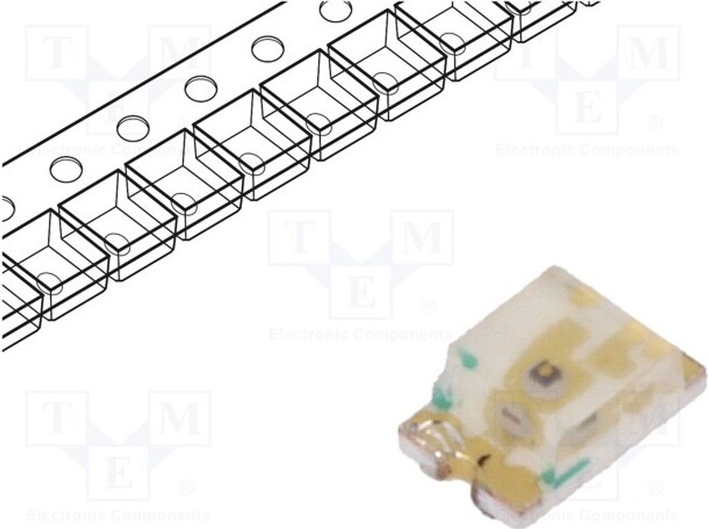 5x LED 2x1,25x0,8mm 45÷90mcd orange 2÷2,4V 130° 0805 SMD 20mA LTST-C171KFKT LED-D