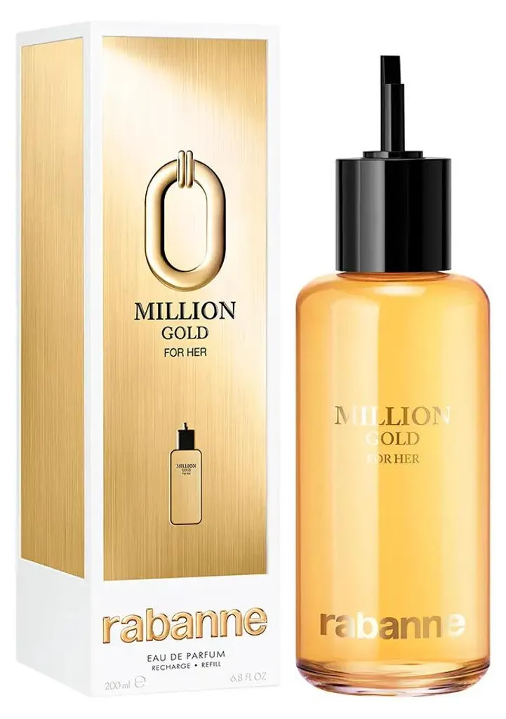 Recharge Parfum Rabanne Million Gold For Her 200ml anti-gaspillage