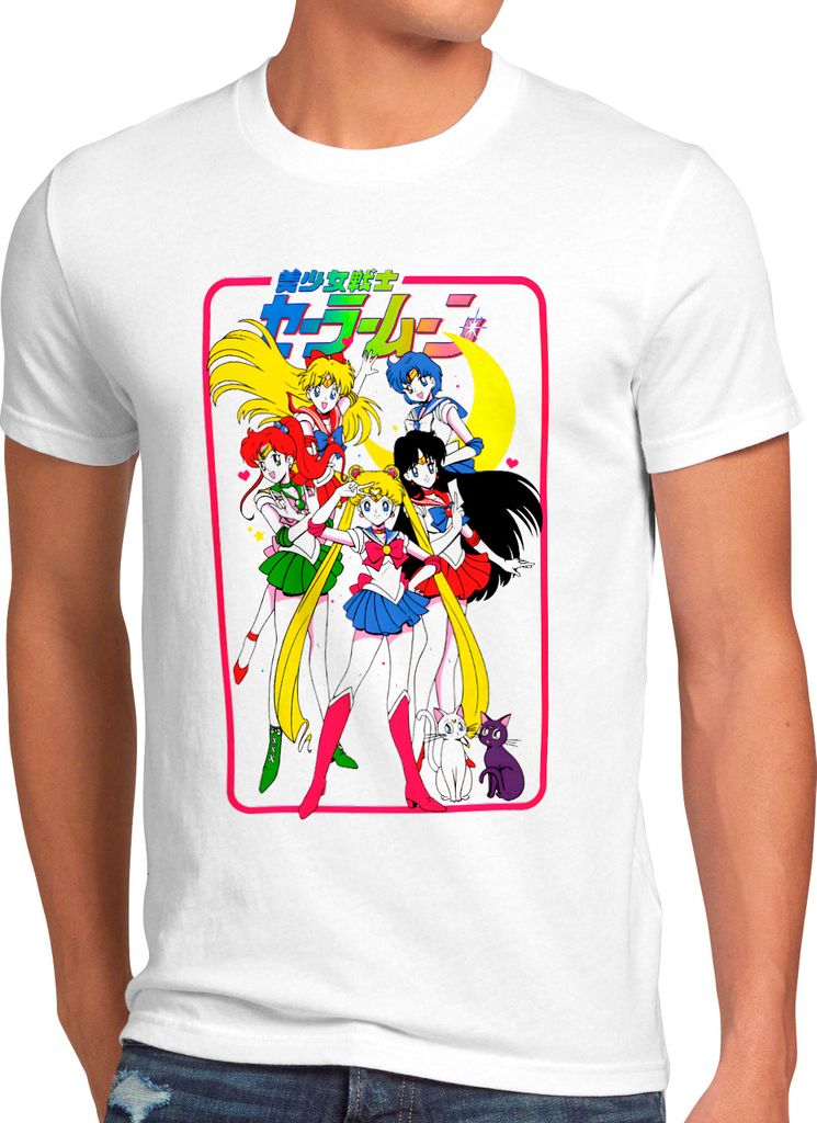 BaumwolleCloud Pretty Galaxy Girls Herren T-Shirt anime manga cosplay crystal