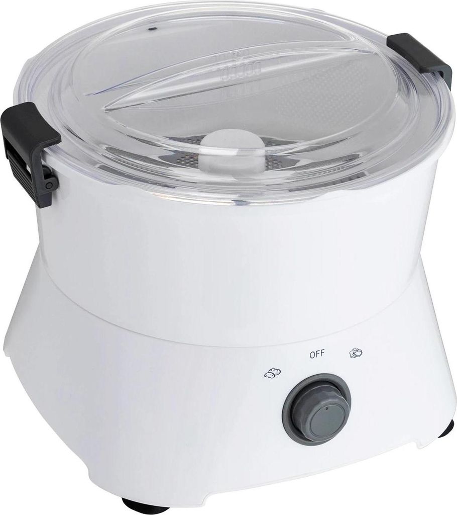 Elektrischer Kartoffelschäler - P09 - Große Kapazität - Edelstahlklingen - 85 W - 220–240 V - Kupfermotor - Schält in 2–4 Min - Elfenbein