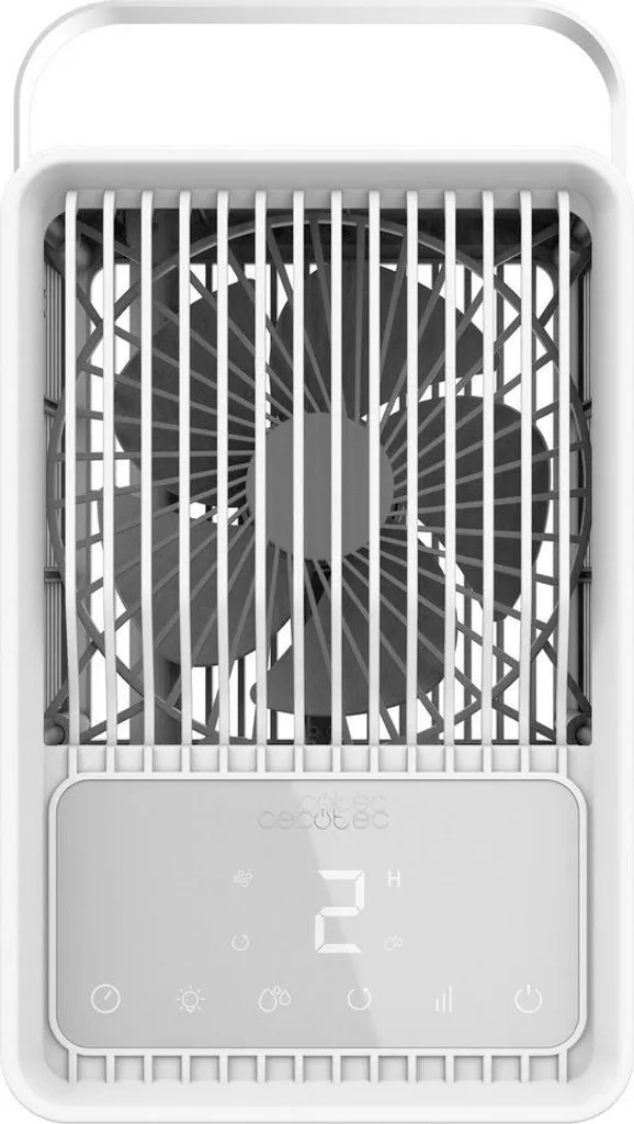 Mini climatiseur tactile 500ml blanc avec affichage digital de précision - 7