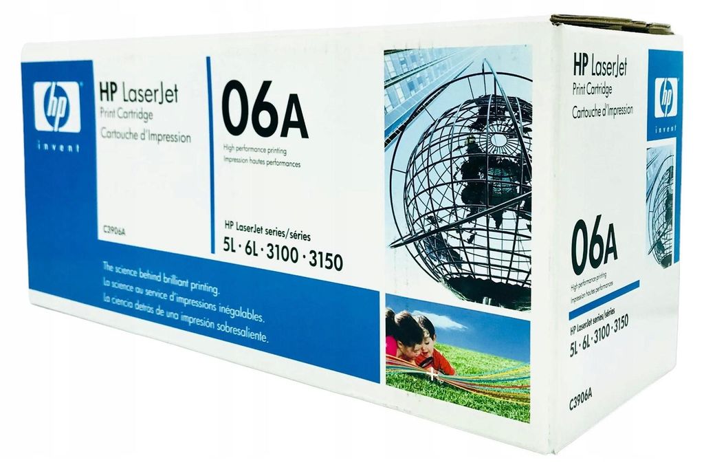 C3906A HP 06A Black Original LaserJet Toner Cartridge Image du produit 