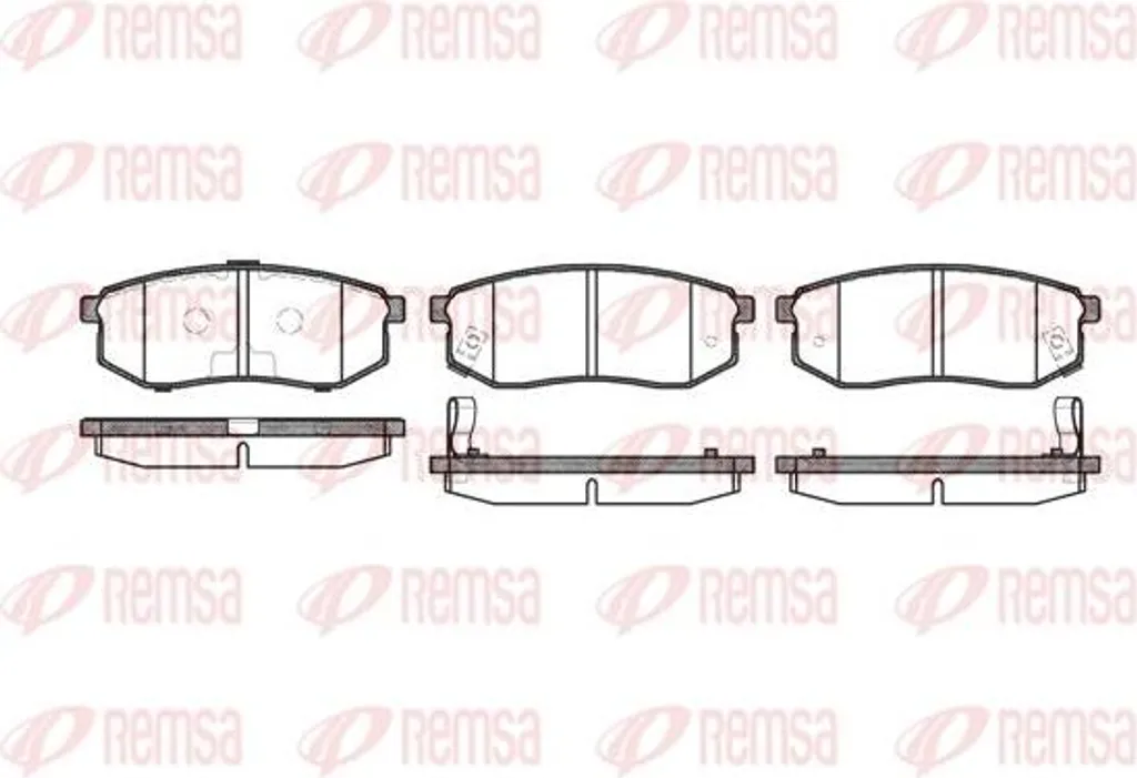 Plaquettes de Frein Haute Performance OE M2A0158302 pour Galloper Pajero
