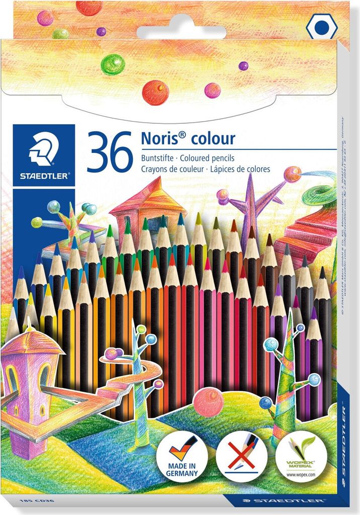 STAEDTLER Noris® colour 185 Buntstifte farbsortiert, 36 St. Produktbild