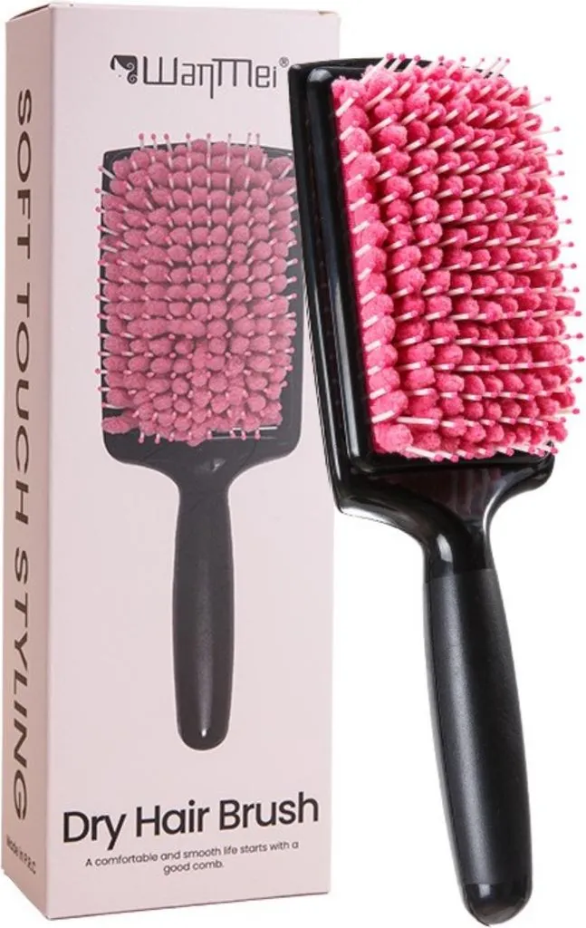 Spazzola Capelli Massaggiante INF: Asciugatura Rapida e Volume Rosa