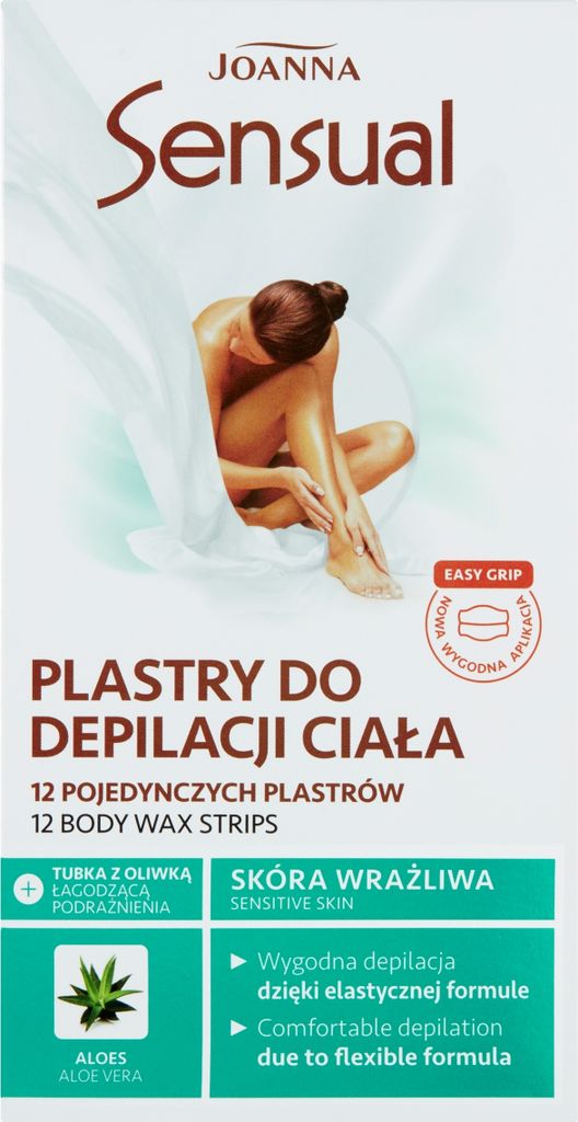 Joanna Sinnelige výplničky na depiláciu tela s Aloe Vera 12 Obrázok produktu 