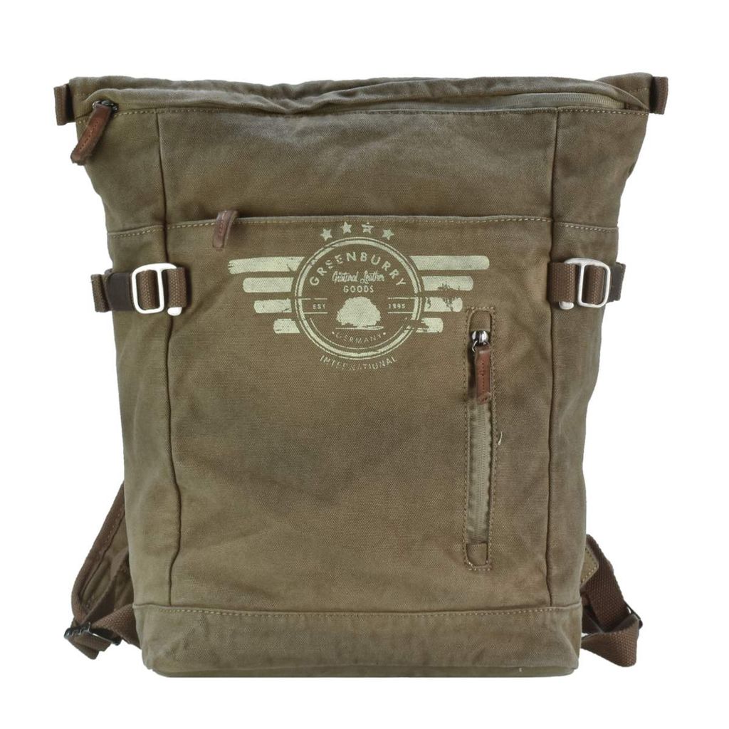 Greenburry Kurier Rucksack Canvas Vintage Aviator mit Produktbild 