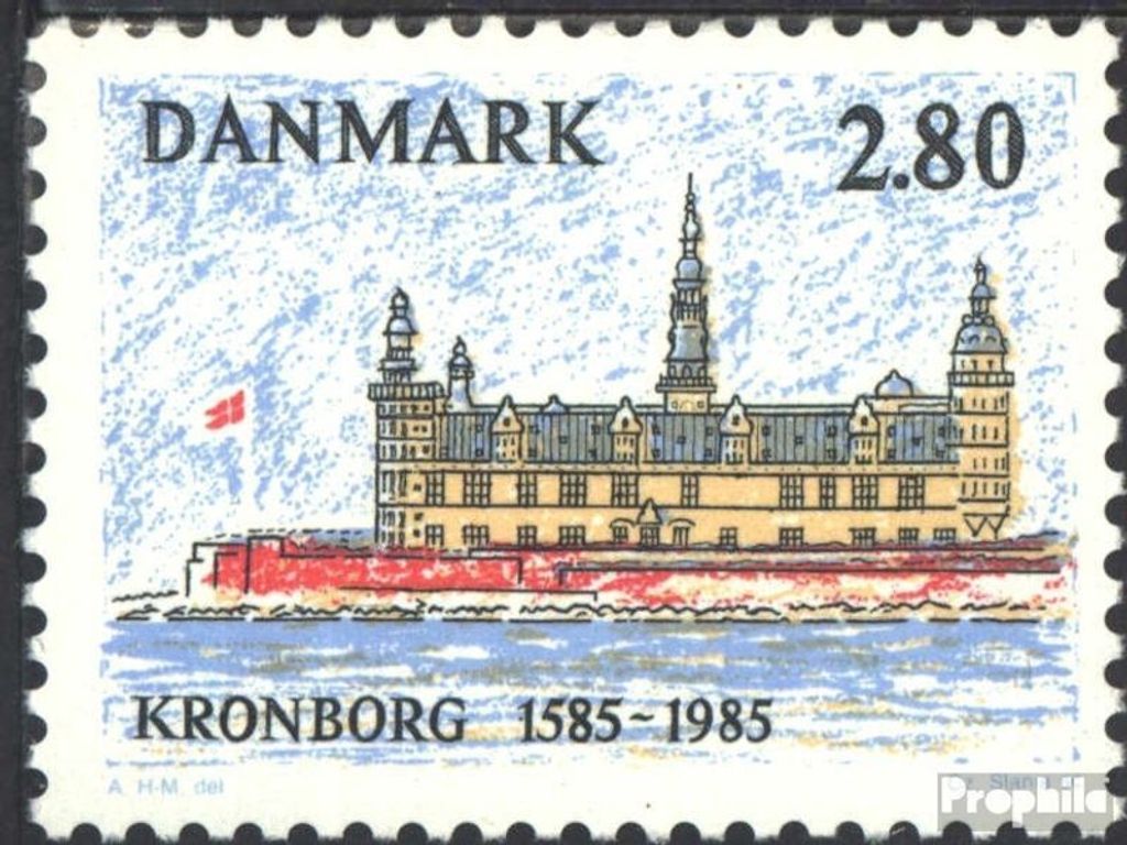 Briefmarken Dänemark 1985 Mi 846 (kompl.Ausg.) postfrisch Schloß Kronborg