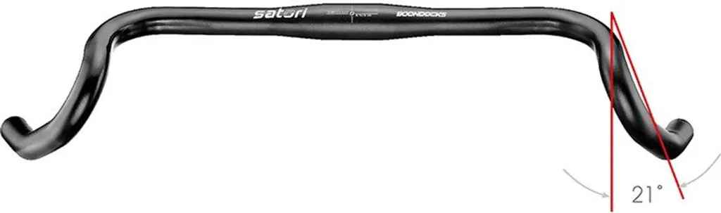 Cintre Ergonomique Satori Sende Boondocks 440mm en Aluminium Noir