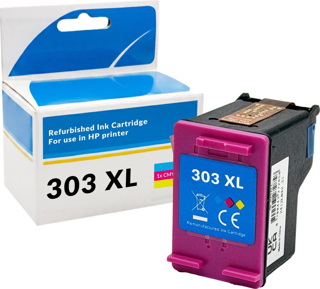 OBV Kompatible Druckerpatrone für HP 303XL Farbe für Envy Produktbild 