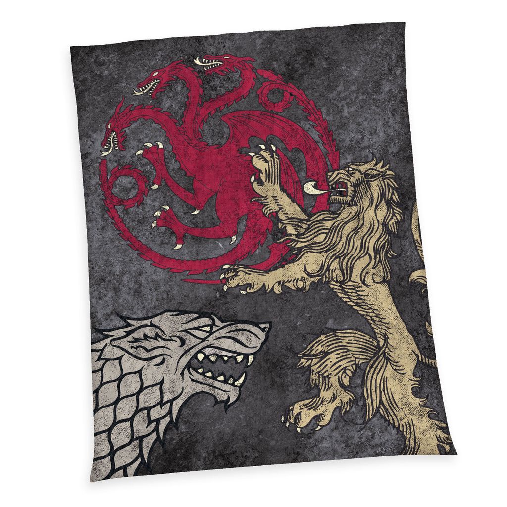 Game of Thrones Wellsoft-Flauschdecke / 150x200 cm Produktbild 