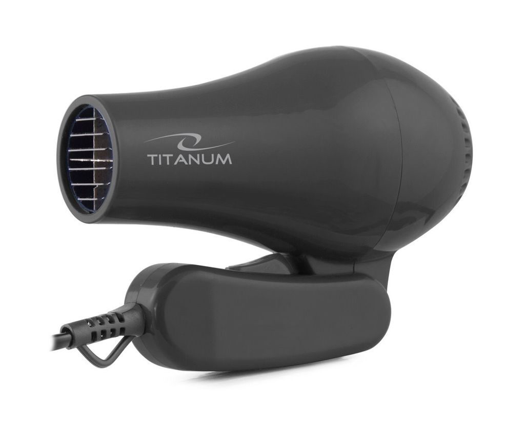 Suszarka do włosów TITANUM GAIA Czarna 750W Zdjęcie produktu 