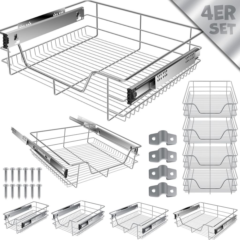 KESSER® Teleskopschublade  Küchenschublade  Küchenschrank  Produktbild 