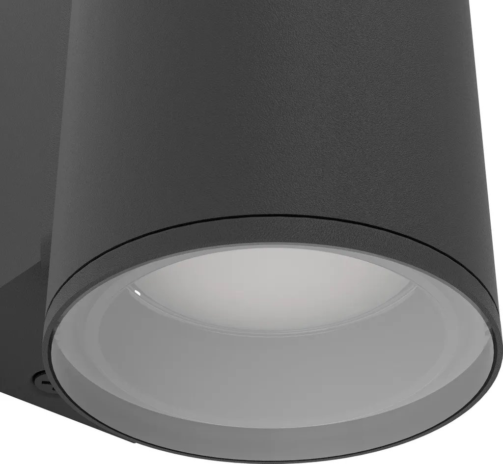 Applique Esterno LED EGLO Izzalini IP54 Metallo Nero Moderno GU10 - 4