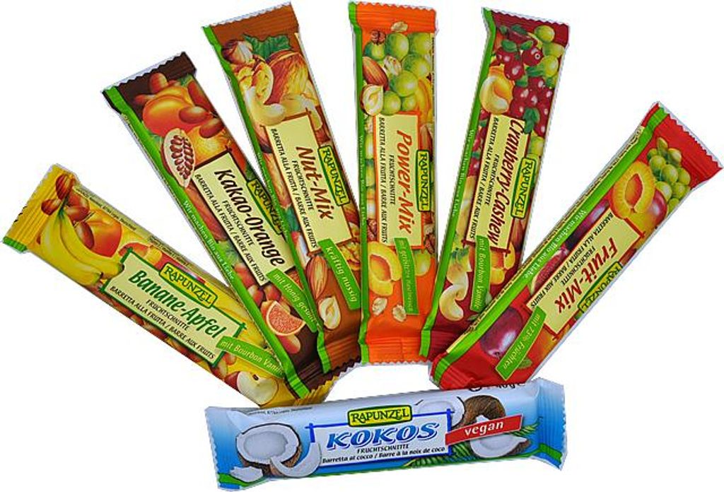 Ovocné tyčinky Rapunzel- 40g - Ovocná tyčinka banán a Obrázok produktu 